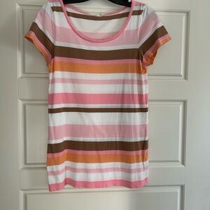 J.CREW stripe t-shirt Sz Lg